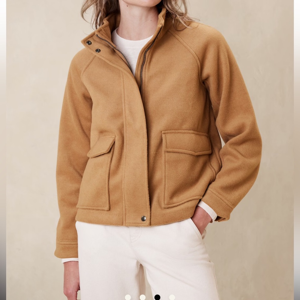 SALE! Banana Republic Camel Brushed Jacket, NWT Size XL